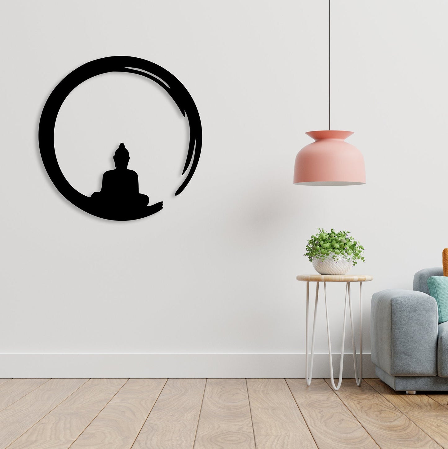 Buddha Wall Art Metal Hanging