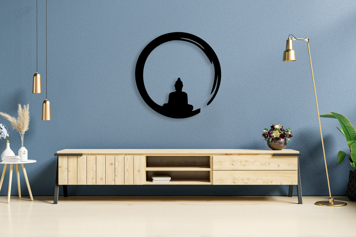 Buddha Wall Art Metal Hanging