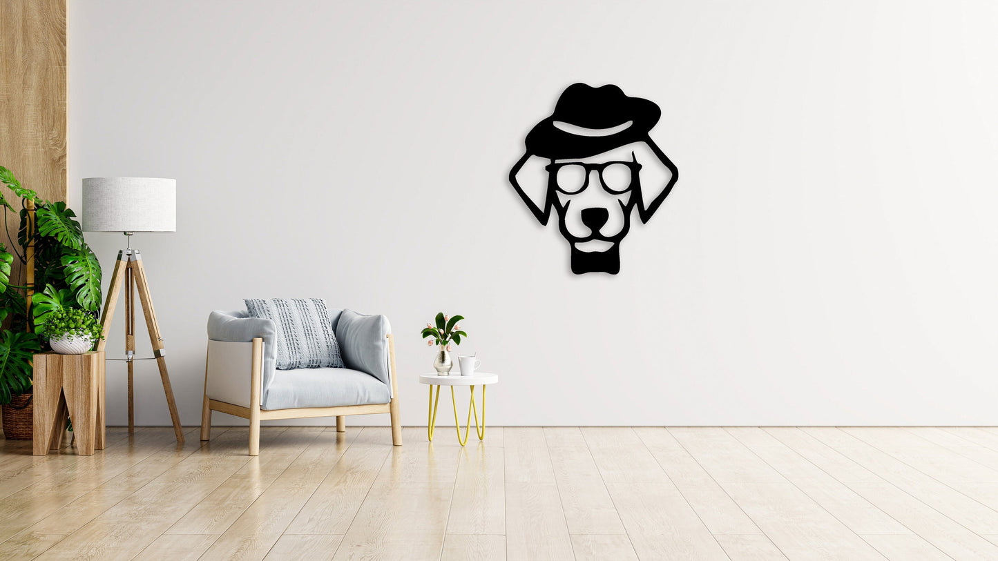 Detective Dog Wall Art Hangings