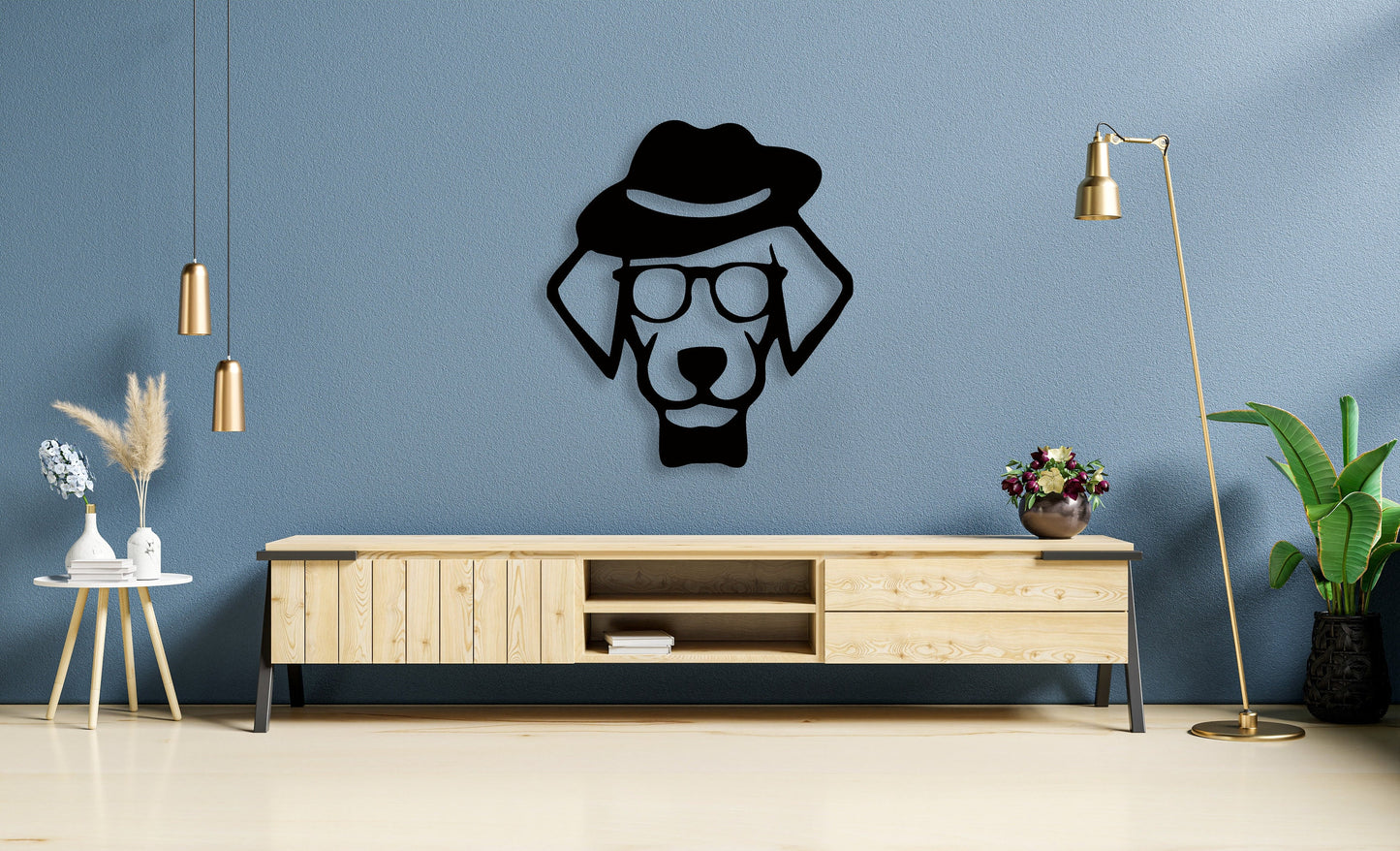 Detective Dog Wall Art Hangings