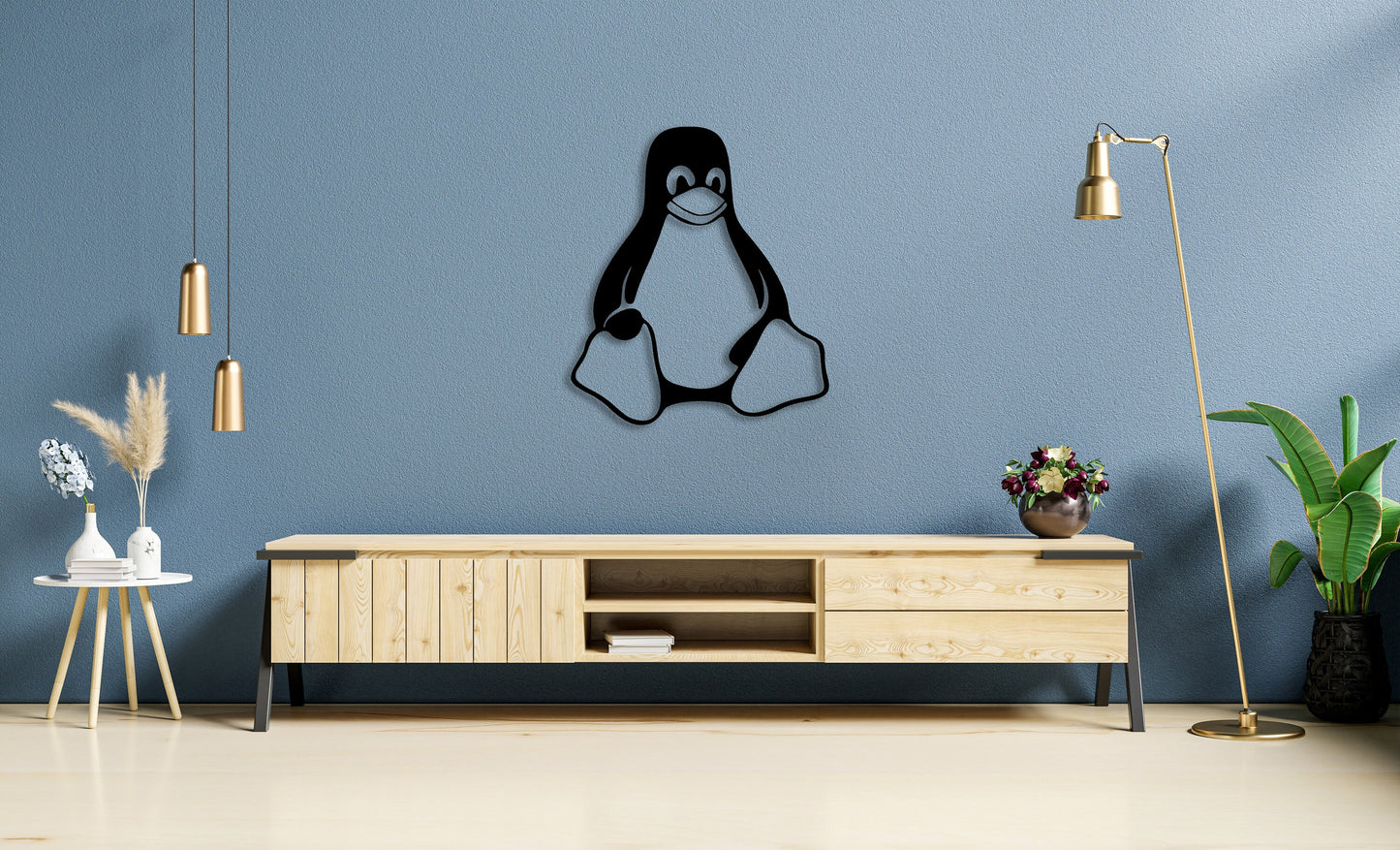 Penguin Wall Art Hanging