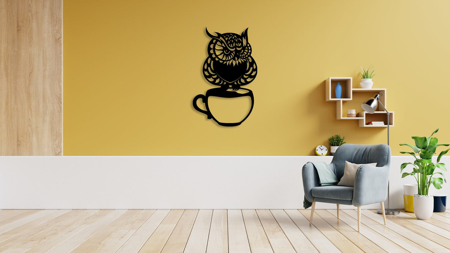 Wooden Owl Decor Wall Hangings