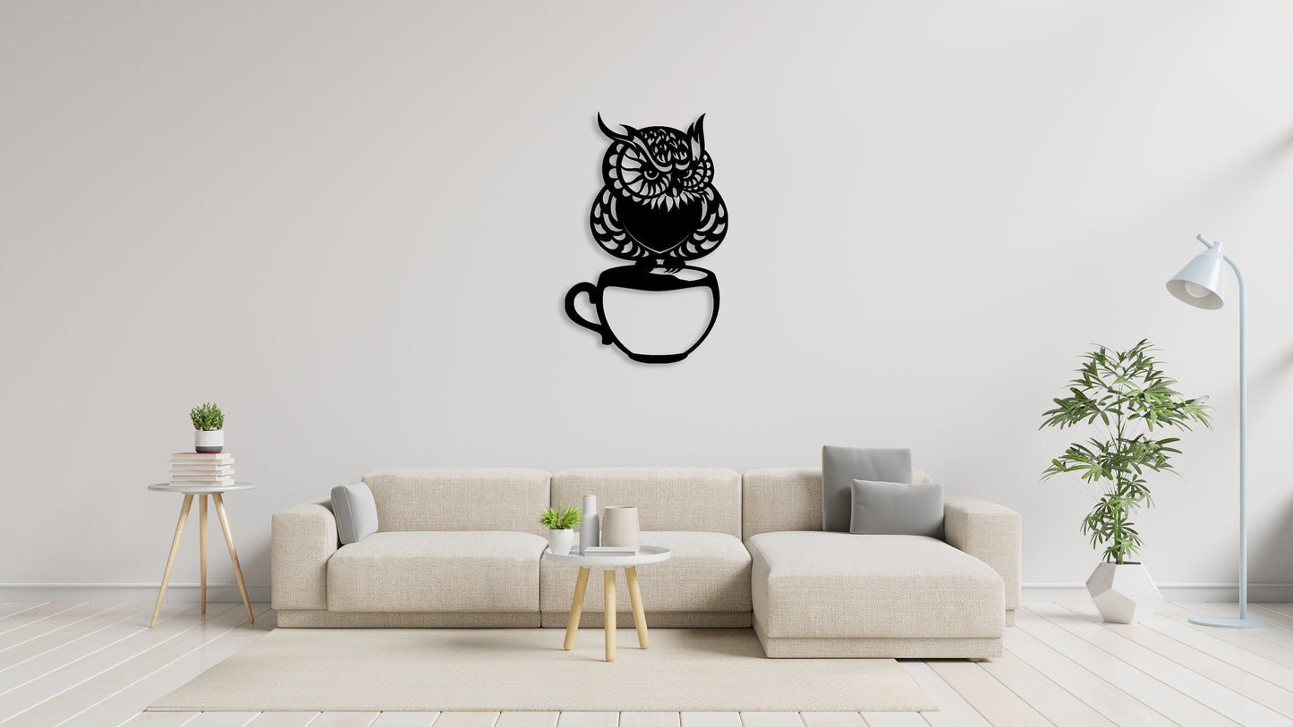 Wooden Owl Decor Wall Hangings