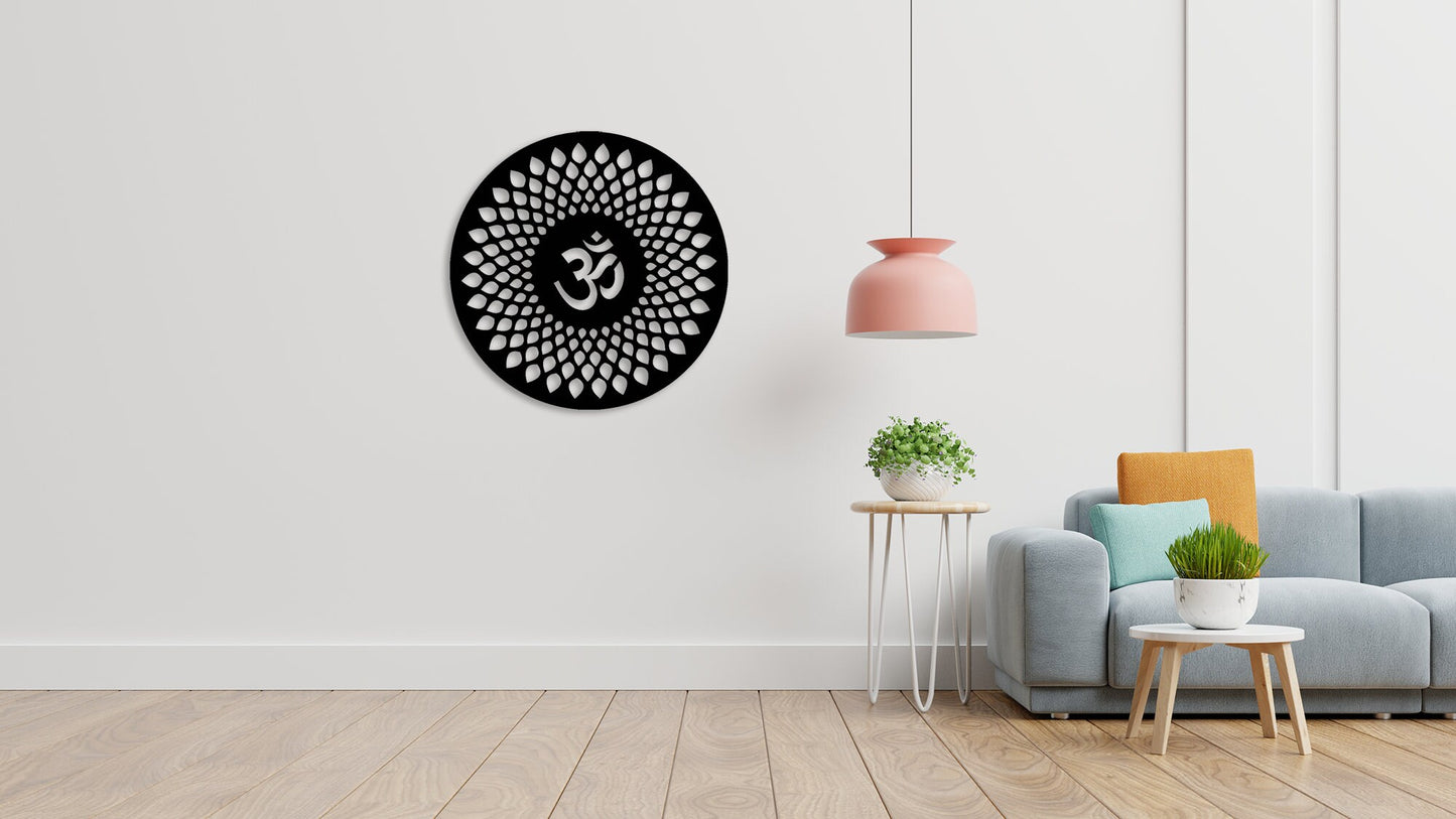 Om Wall Art Wooden Wall Decor