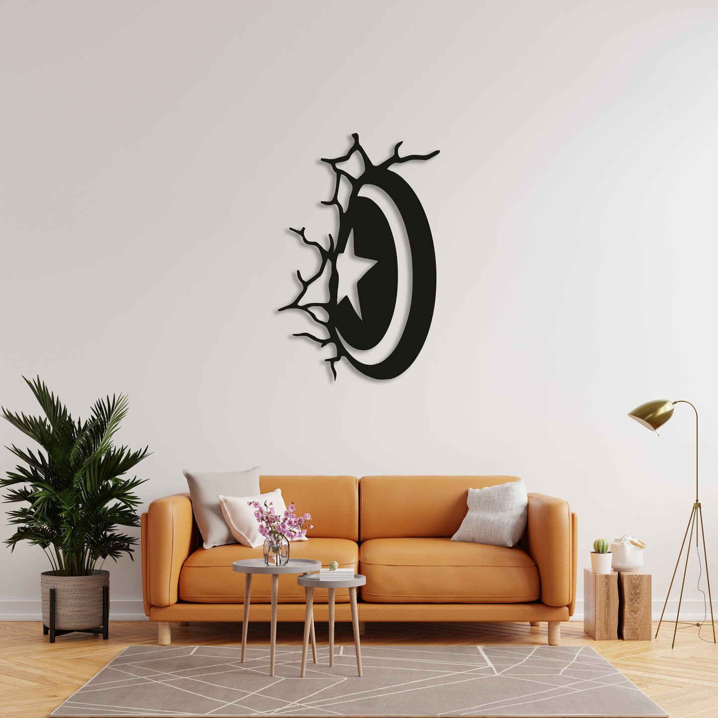 Captain America Shield Metal Wall Decor