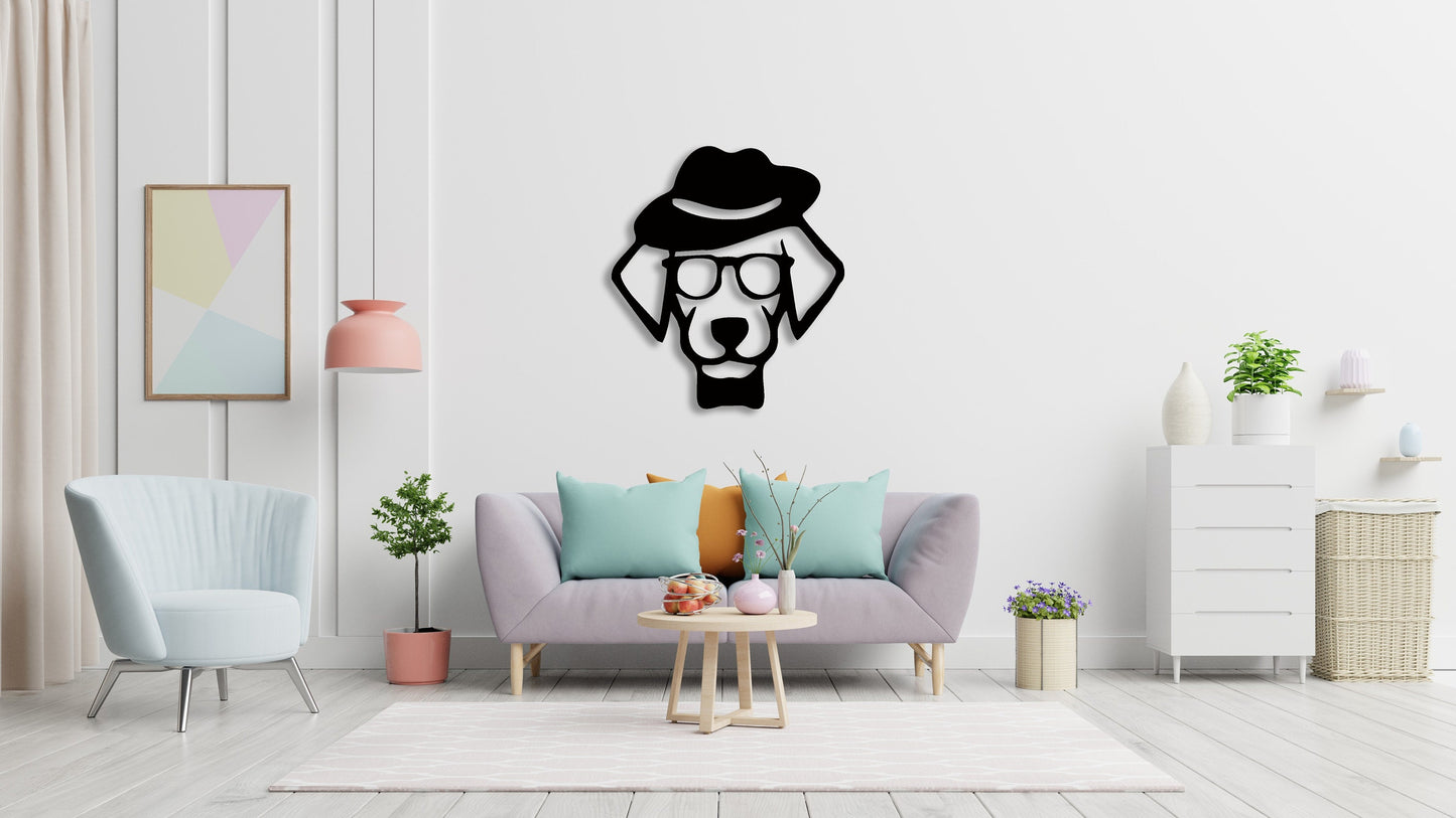 Detective Dog Wall Art Hangings