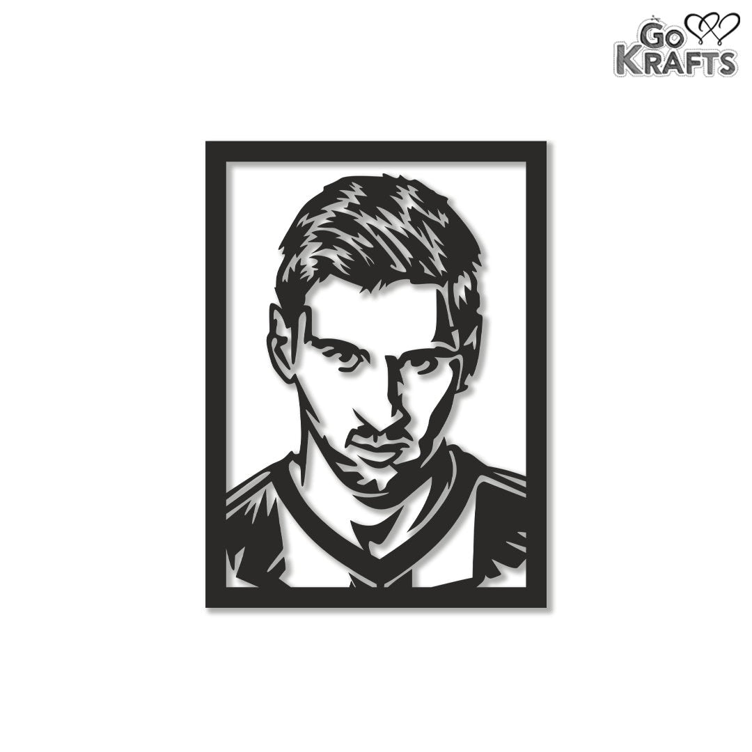 Messi Metal Wall Art Home Decor