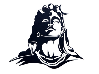 Adiyogi Metal Wall Hanging Decor
