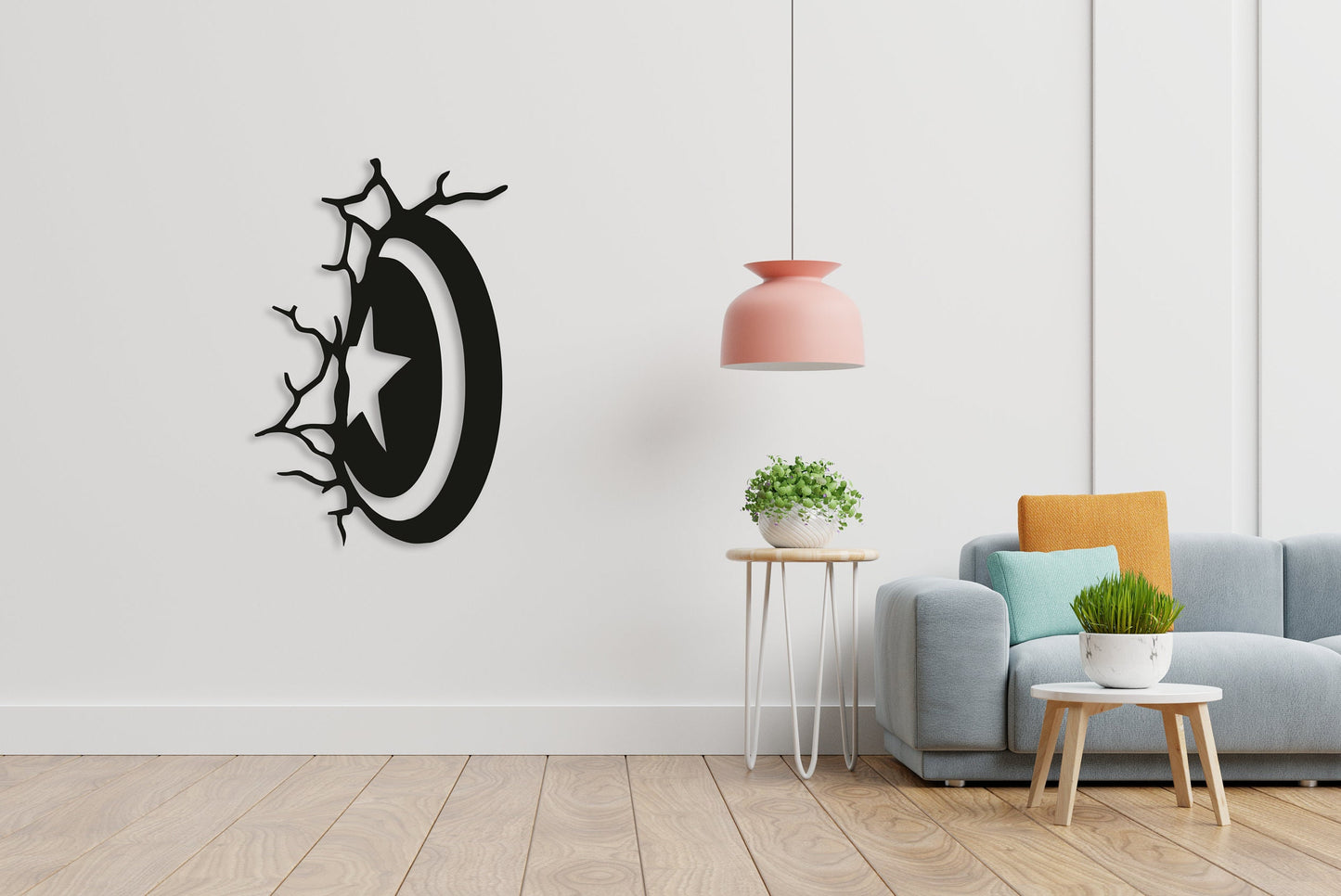 Captain America Shield Metal Wall Decor