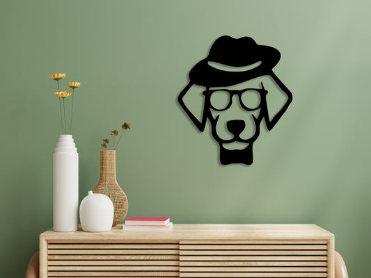 Detective Dog Wall Art Hangings