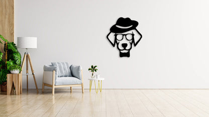 Detective Dog Wall Art Hangings