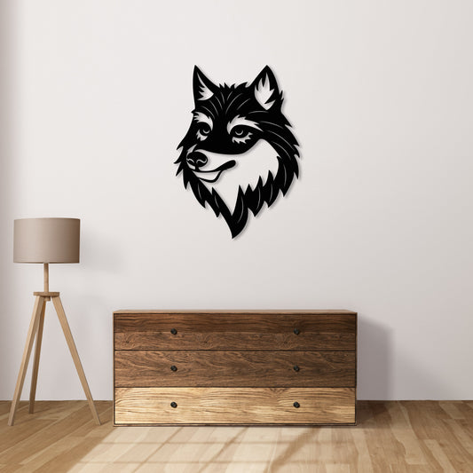 Fox Head Metal Wall Decor Hangings