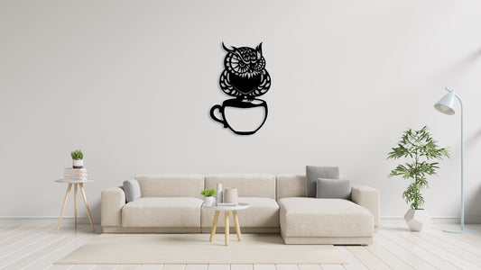 Wooden Owl Decor Wall Hangings