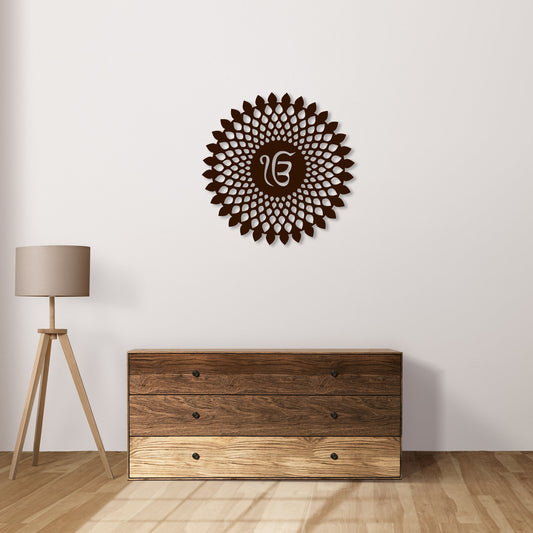 Ek Onkar Wall Art Wooden Wall Hanging