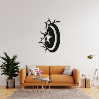 Captain America Shield Metal Wall Decor