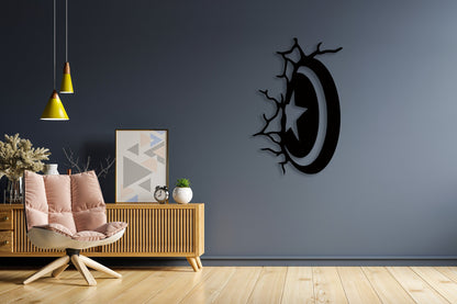 Captain America Shield Metal Wall Decor