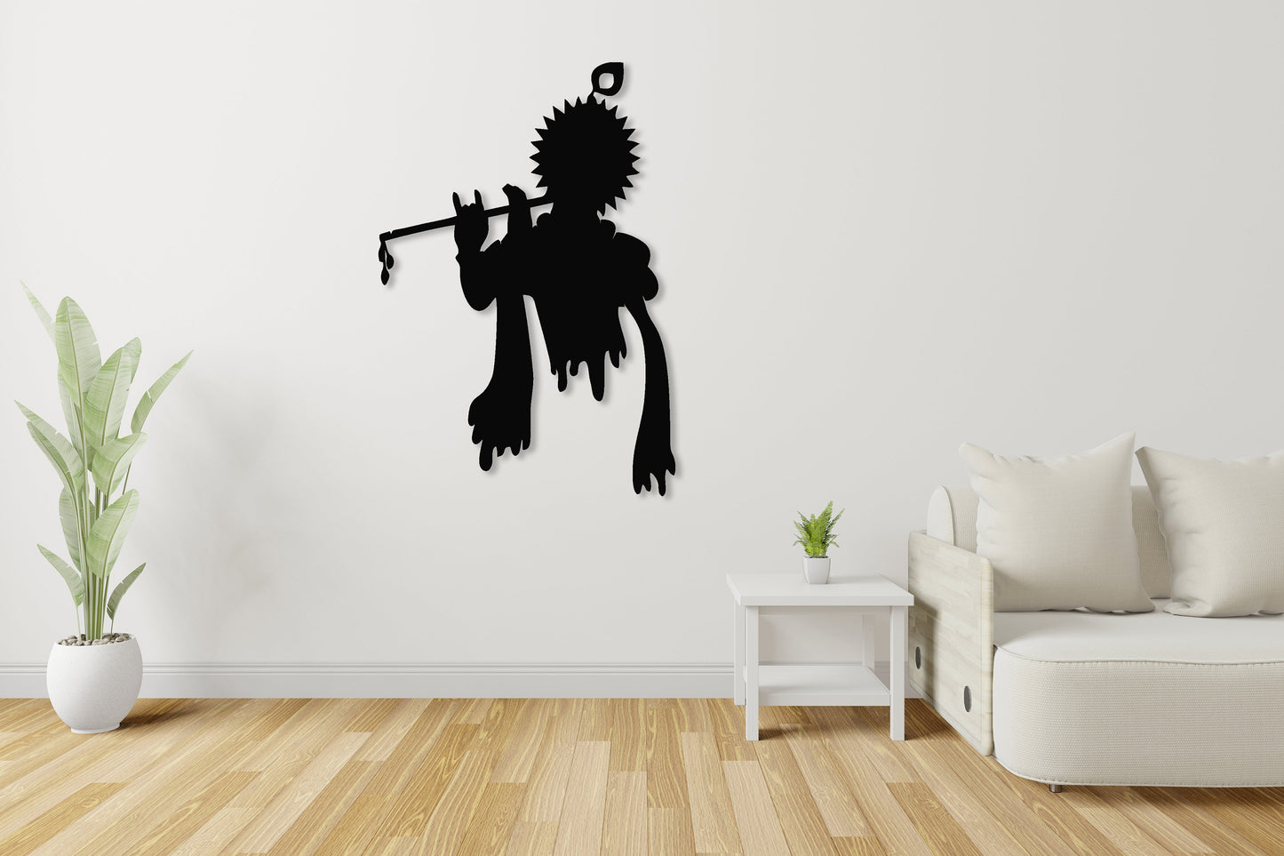 Krishna Metal Wall Art Hanging