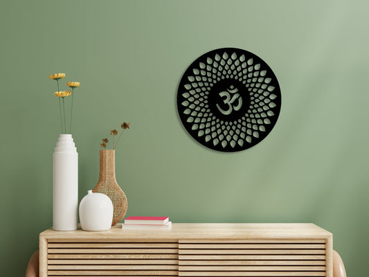 Om Wall Art Wooden Wall Decor
