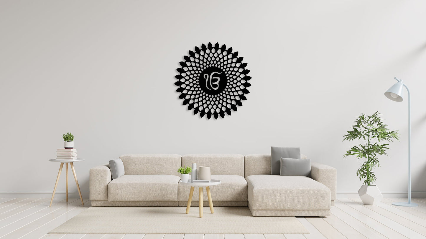 Ek Onkar Wall Art Wooden Wall Hanging