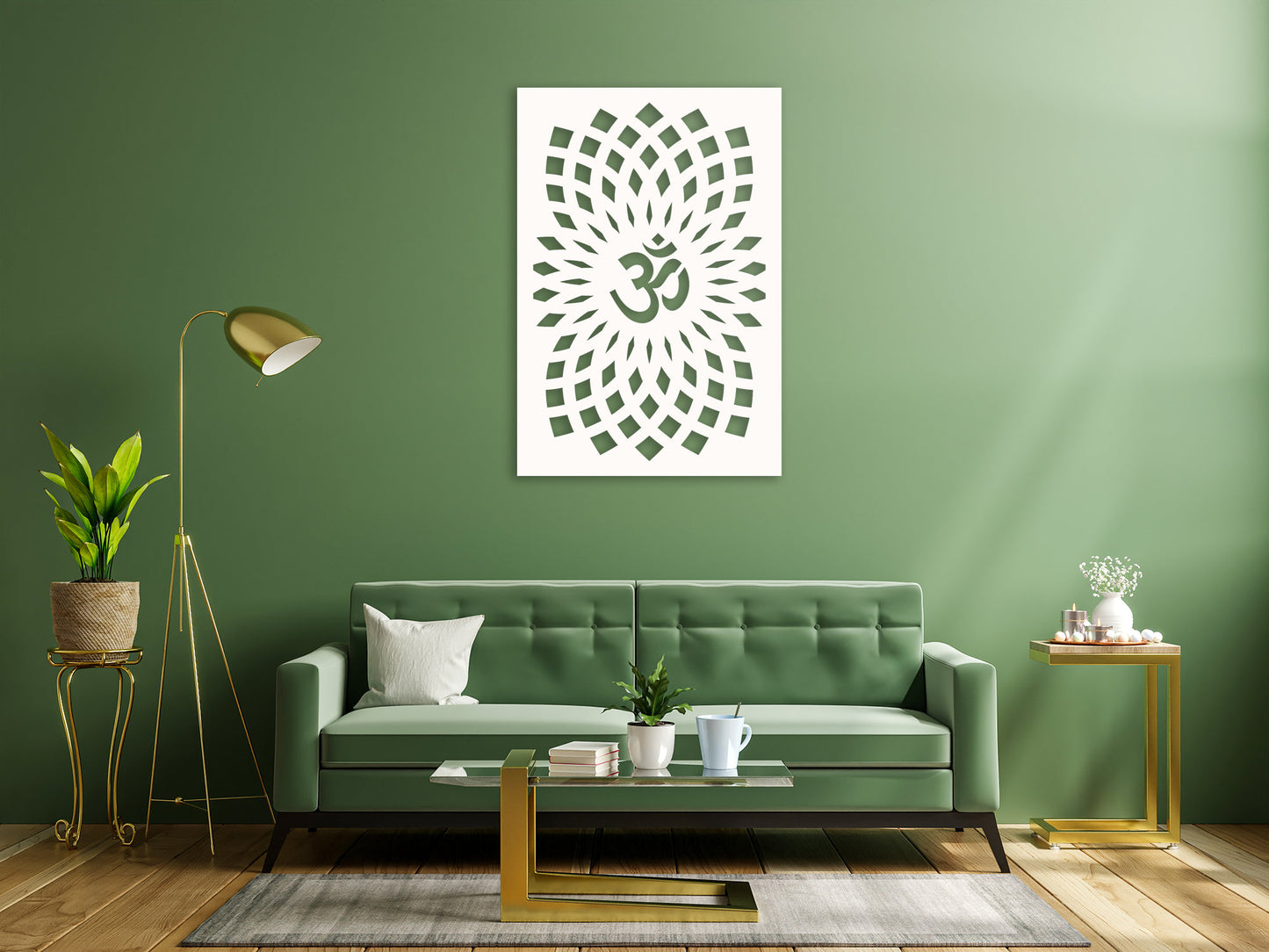 Om Wall Art Wooden Wall Hanging
