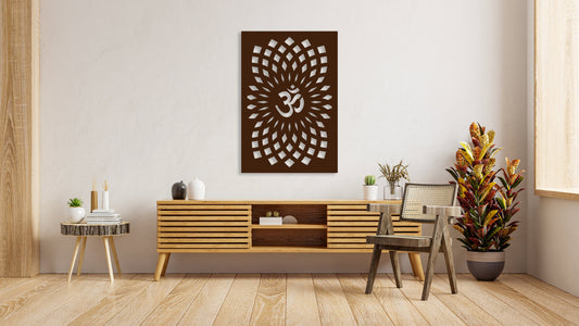 Om Wall Art Wooden Wall Hanging