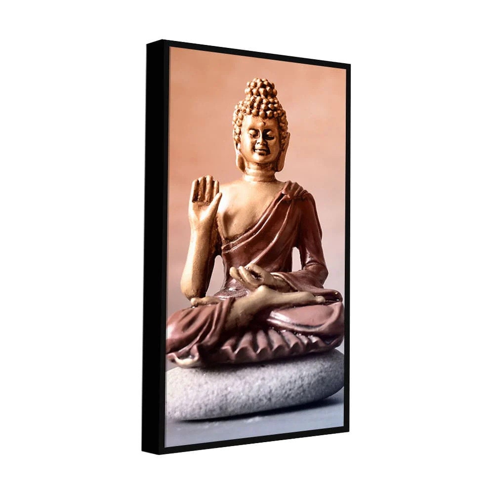 Meditating Gautam Buddha Canvas Wall Art Painting | Canvas Wall Art Print | Buddha Painting