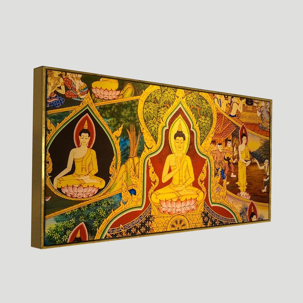 Lord Buddha Canvas Wall Art Painting