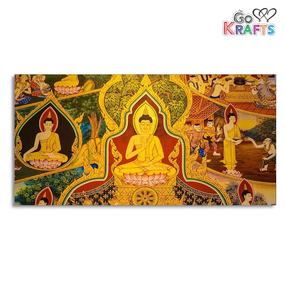 Lord Buddha Canvas Wall Art Painting