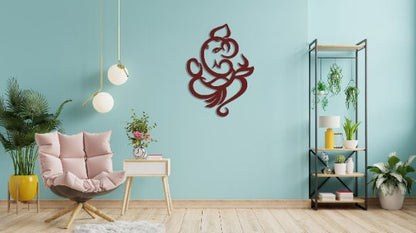 Ganesh Wooden Wall Hanging