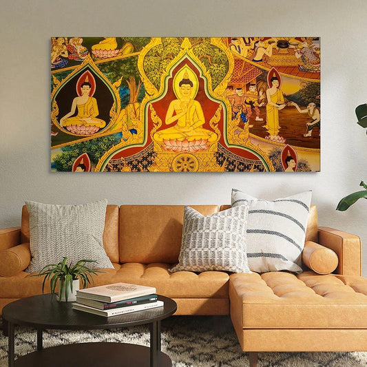 Lord Buddha Canvas Wall Art Painting