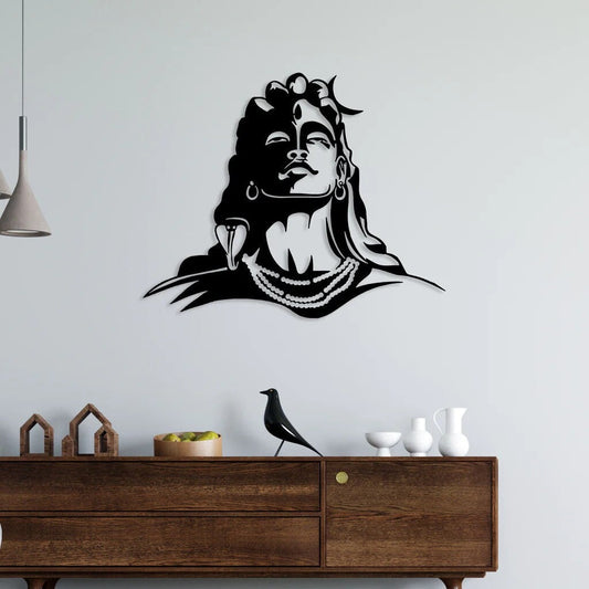Adiyogi Metal Wall Hanging Decor