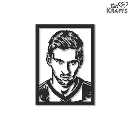 Messi Metal Wall Art Home Decor