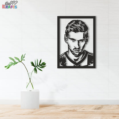 Messi Metal Wall Art Home Decor