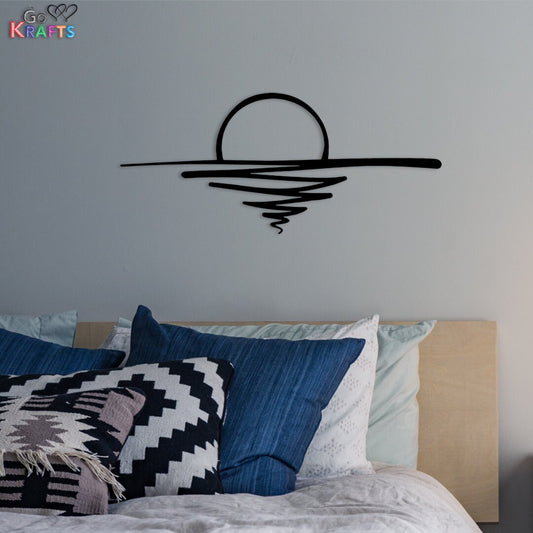 Minimalist Sunrise Metal Wall Art Home Decor
