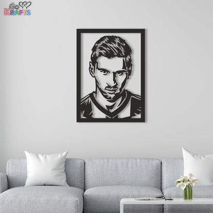 Messi Metal Wall Art Home Decor