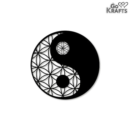 Yin Yang Metal Wall Art Home Decor