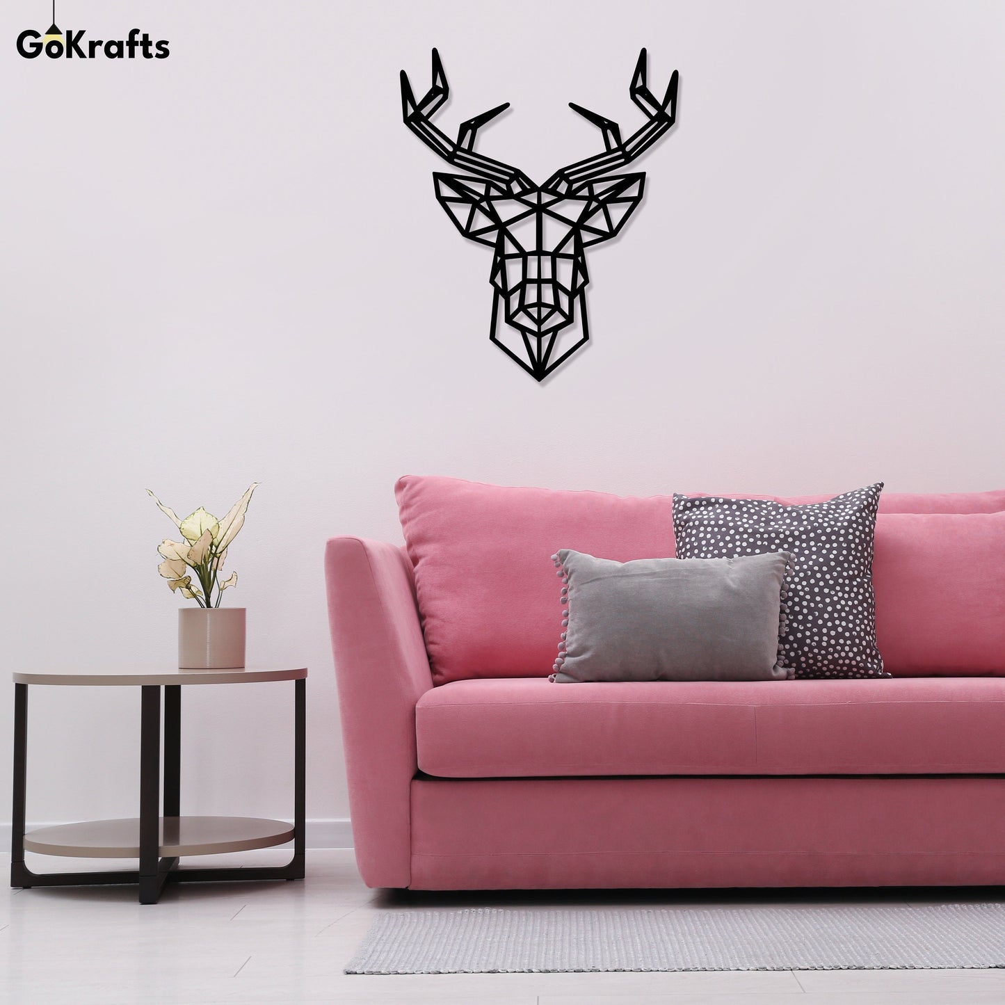 Geometric Metak Wall Art Hanging