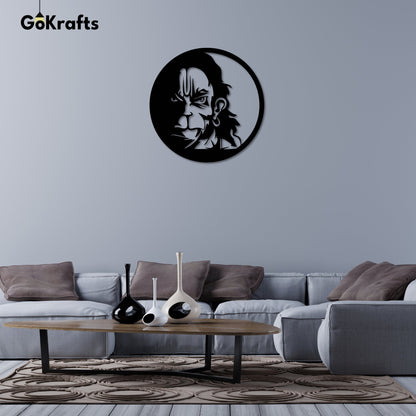 Lord Hanuman Metal Wall Decor