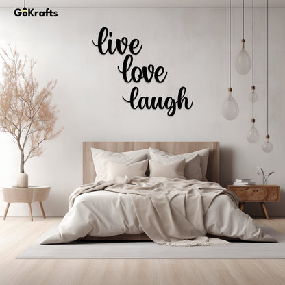 Live Laugh Love  Metal Wall Art Home Decor