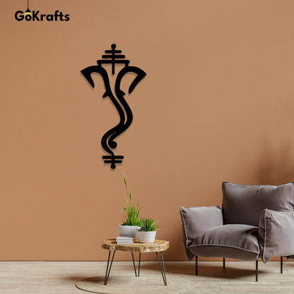 Ganesh Face Metal Wall Art Home Decor