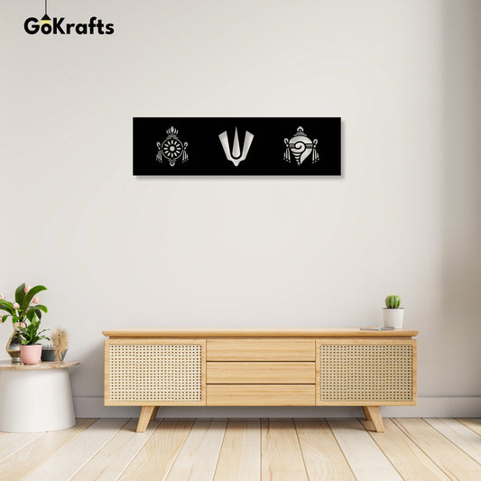 Shank Chakra Wooden Wall Hanging